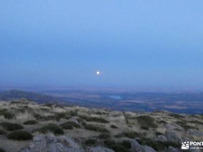 Vespertina en Perdiguera con Luna Llena; senderismo asturias rutas senderismo alicante senderismo má